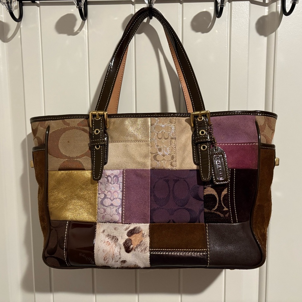 Coach Patchwork Tote Bag - Multicolor